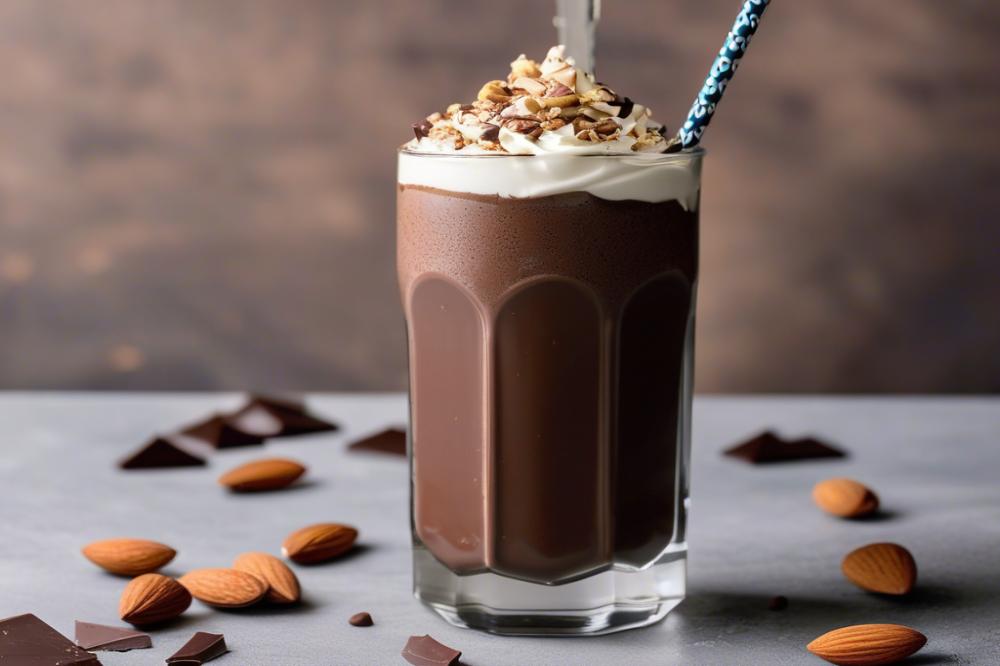 delicious-dark-chocolate-almond-milkshake-recipe